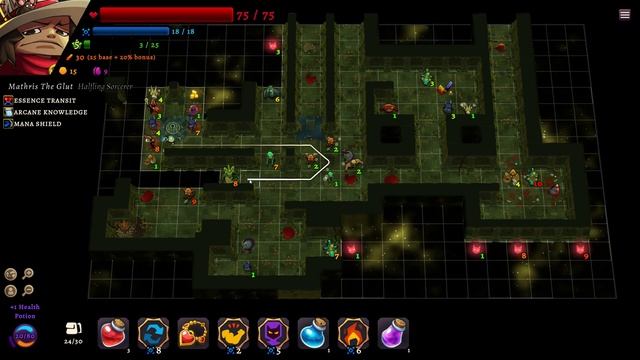Desktop Dungeons Rewind: 41 Halflings, Ho! [Sorcerer] смотреть онлайн