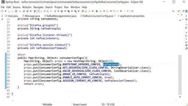 Spring Boot With Spring Consumer Example смотреть онлайн