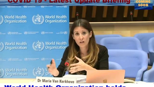 Dr. Maria Van Kerkhove Health Organisation WHO, смотреть онлайн