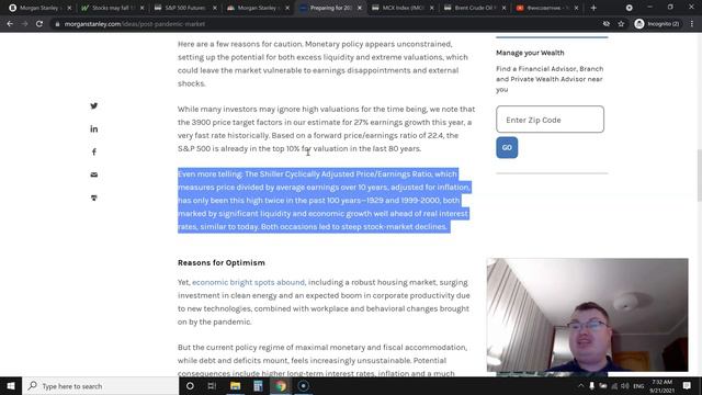 Morgan Stanley прогнозирует обвал акций на 15%! Разбор прогноза смотреть онлайн
