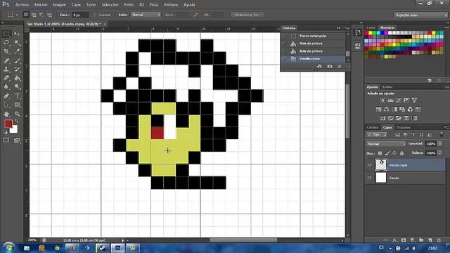 Como dibujar en 8-BITS [Photoshop] смотреть онлайн