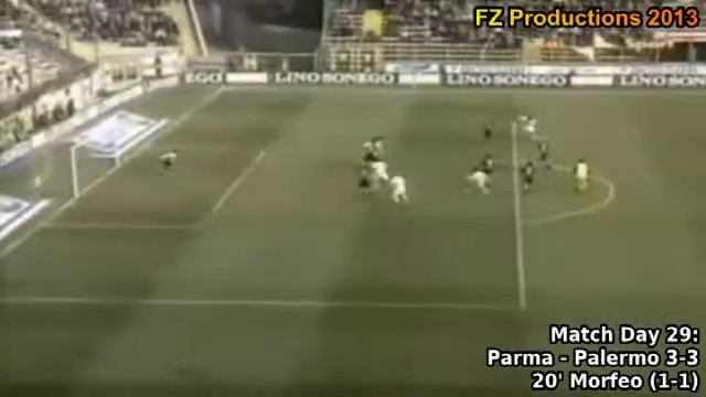 Serie A 2004-2005, day 29 Parma - Palermo 3-3 (Morfeo goal) смотреть онлайн