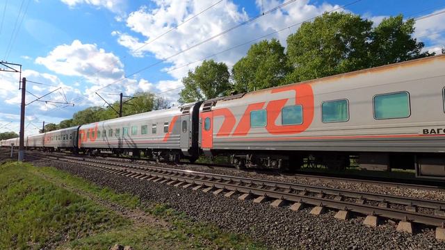 Медленно проходит ЭП1М-509 Барнаул - Москва смотреть онлайн