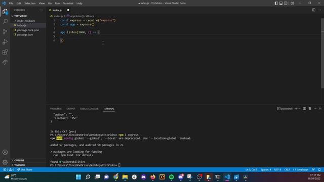 How to make a simple express app (node.js) смотреть онлайн