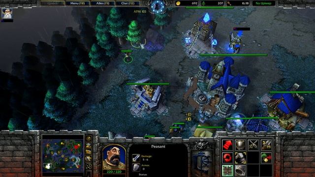Mechanical Critter vs Unmannered Opponent | Warcraft 3 TFT смотреть онлайн