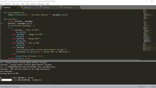 Tkinter Project - All In One File Convertor Using Python смотреть онлайн