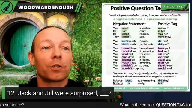 Question Tags Quiz - Learn English in a Fun Way - LIVE English Lesson смотреть онлайн
