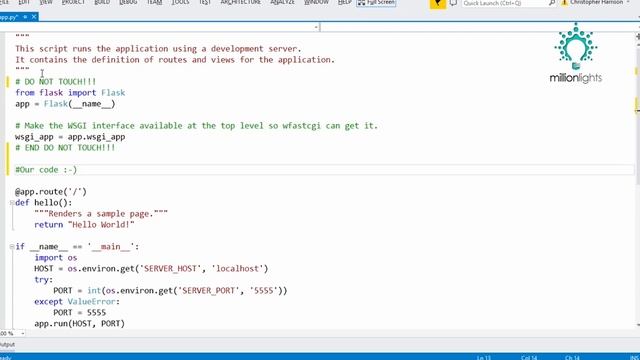 Beginning Websites with Python and Flask - Part 2 - by millionlights смотреть онлайн