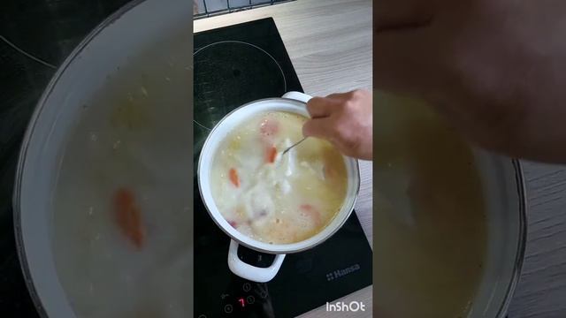 Суп с сёмгой и креветками смотреть онлайн