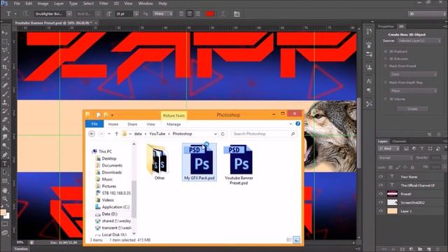 Free Wolf Banner Template Download! (Photoshop) смотреть онлайн