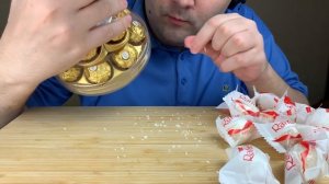 ASMR FERRERO CANDY PARTY (FERRERO ROCHER CHOCOLATE & RAFFAELLO) EATING SOUNDS *MUKBANG*