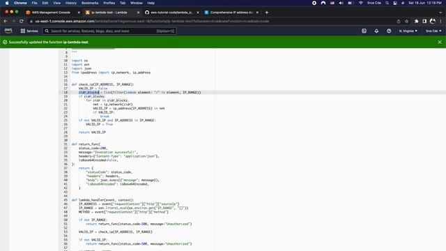 Whitelist IP addresses within lambda for function URLs | Lambda function URL смотреть онлайн