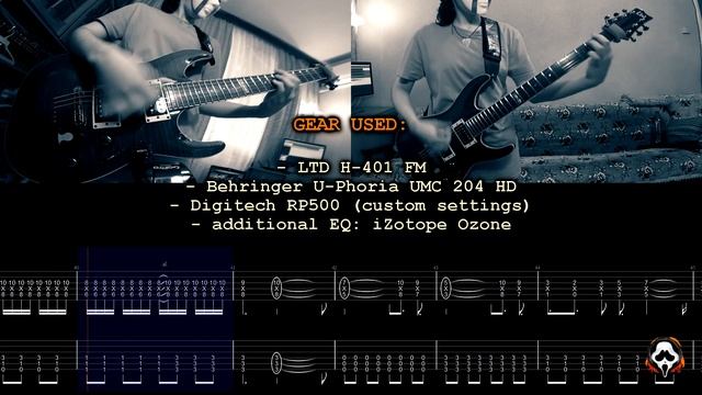 Static-X - The Only | GUITAR ONLY + TABS on screen | HOW TO PLAY смотреть онлайн