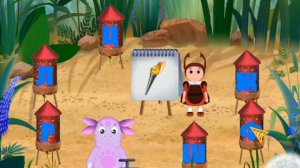 Лунтик учит буквы