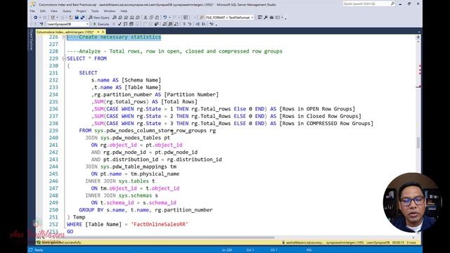 Azure Synapse Analytics | Index Options | Columnstore Index | Best Practices смотреть онлайн