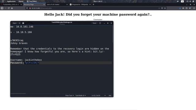 CTF Challenge - SSH, website, Decoding and Priv. Esc. -Jack of all Trades (THM) | Hoxframework смотреть онлайн