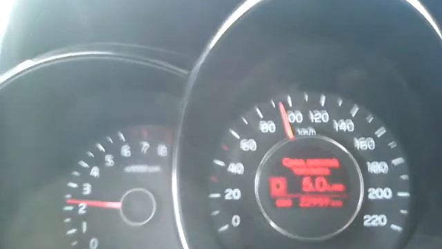 расход моего Kia Rio 4 на трассе без климат контроля