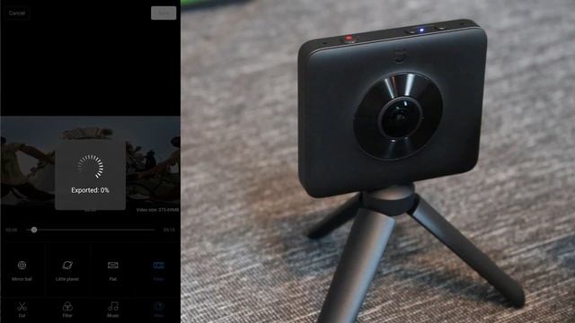 Xiaomi 360 Camera - Mi Sphere - İnceleme - APP - Upload Youtube 360 Video
