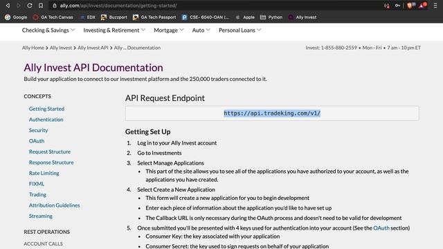Ally Invest Python API Tutorial - How to Establish Connection to Ally Invest with their API смотреть онлайн