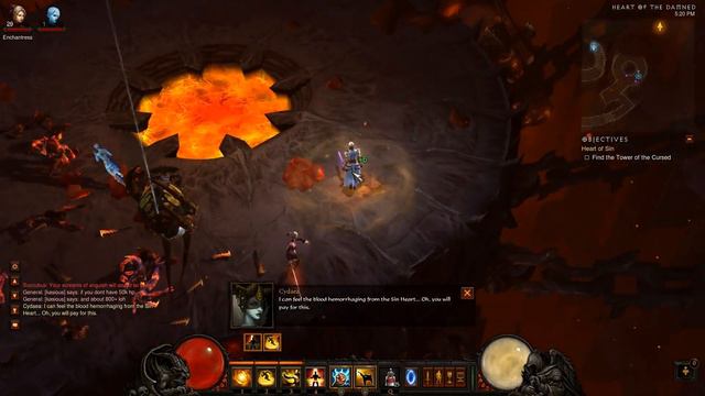 Diablo III -e85- A3Q6: Heart of Sin. (pt2) [Hardcore] смотреть онлайн