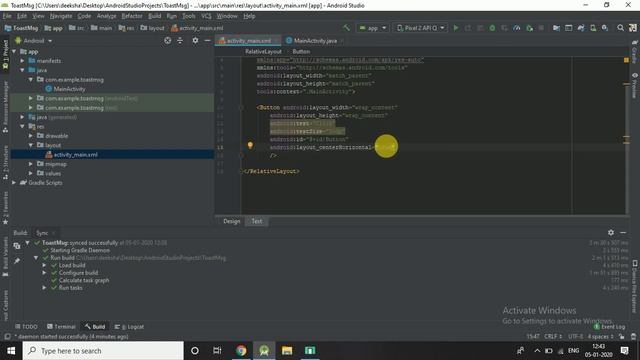 How to create a toast with Android Studio смотреть онлайн