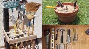 Как ХРАНИТЬ САДОВЫЙ ИНВЕНТАРЬ. Идеи