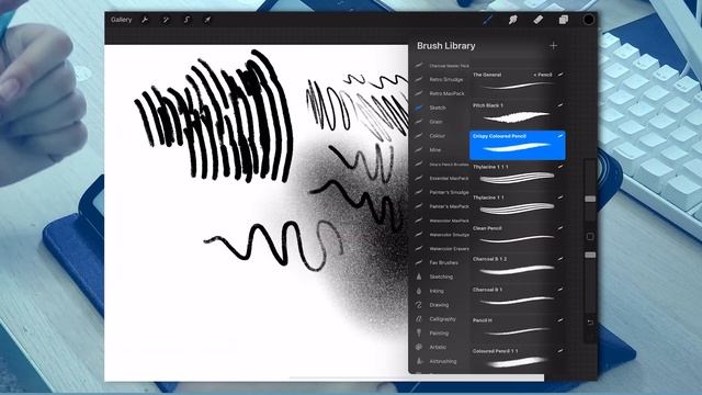 How I make my digital art // huion kamvas 22 plus & my procreate brushes смотреть онлайн