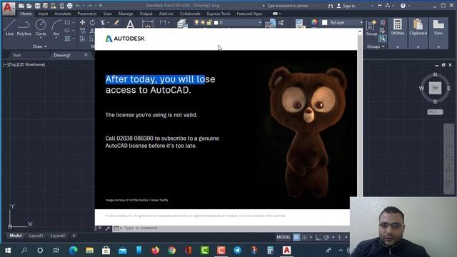 حل مشكلة عدم فتح برنامج اوتوكاد وظهور رساله after today you will lose access to AutoCAD смотреть онлайн