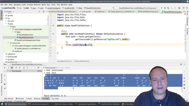 Java Read a File in many different ways смотреть онлайн