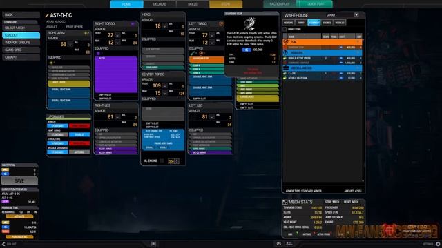 6. Вооружение (часть 2): Ракеты, доп. оборудование и квирки | Гайды по MechWarrior Online смотреть онлайн