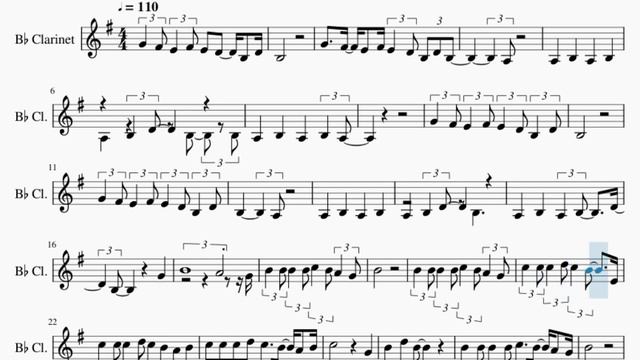 Clarinet Sheet Music: How To Play Fingers Crossed By Lauren Spencer Smith