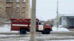 04⁄02⁄2018 пожарные КАМАЗ 5387 и ЗиЛ 130 АНР