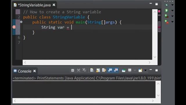 Java Integer Variable [int] смотреть онлайн