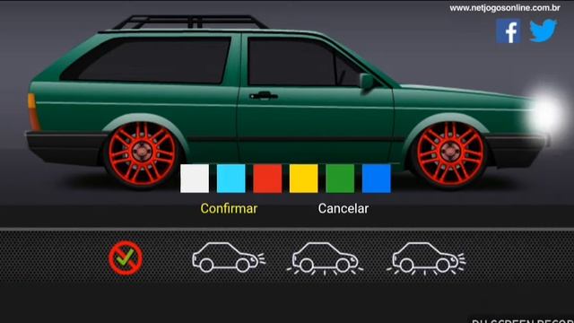 Tuning Parati 1.4 Quadrada verde escuro смотреть онлайн