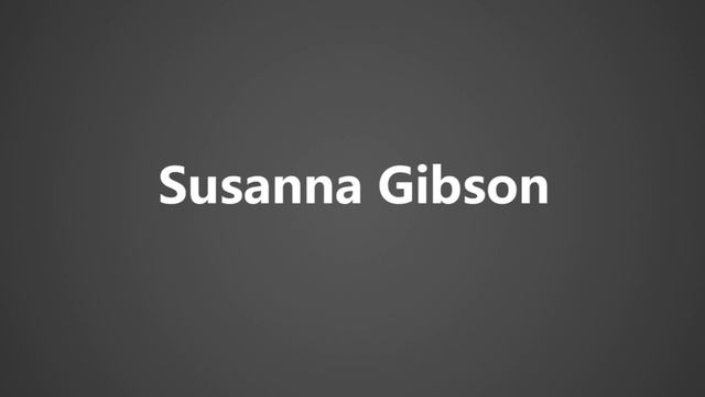 How To Pronounce Susanna Gibson смотреть онлайн