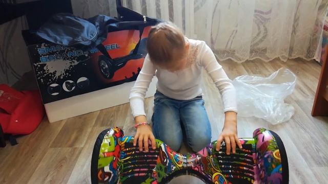 Гироскутер Smart Balance 10.5 Hip Hop Violet +Автобаланс +APP Таотао /Распаковка/ Видео 1 смотреть онлайн