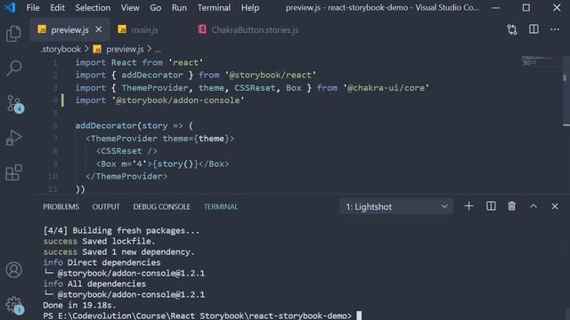 React Storybook Tutorial - 8 - Console Addon смотреть онлайн
