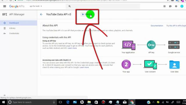 How To Create YouTube API Key API ID and Secret Key for Kodi Add on смотреть онлайн