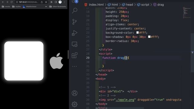How to Drag and Drop Div in Javascript смотреть онлайн
