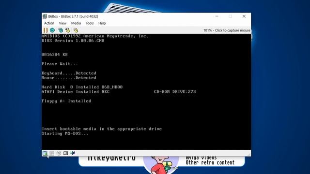 Emulating a DOS machine смотреть онлайн