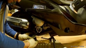 Замена моторного масла на Suzuki Skywave 250