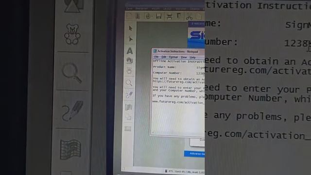 How To Do Offline Activation On Sign Master