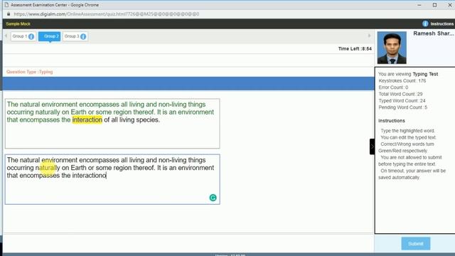 ONLINE TYPING TEST DEMO | GOVERNMENT EXAM ONLINE TYPING TEST LIVE DEMO | TYPING TEST RULES SWAPNIL смотреть онлайн