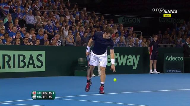 Murray / Murray vs Juan Martin del Potro / Leonardo Mayer FULL MATCH HD Davis Cup 2016 PAR смотреть онлайн