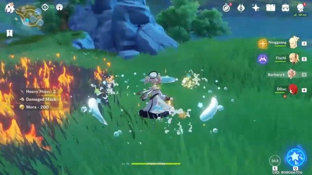 Quincy Meteorite Hunt Gameplay - Gensin Impact смотреть онлайн