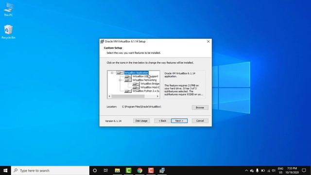 Install VirtualBox 6.1.16 on Windows 10 in Hindi смотреть онлайн