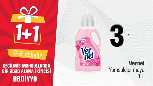 1+1 günləri - Vernel yumşaldıcı смотреть онлайн