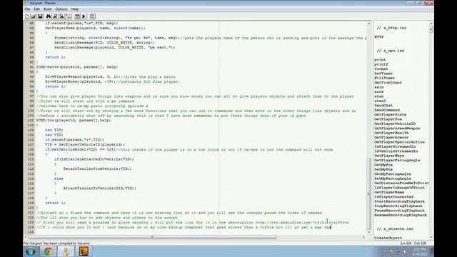 SA-MP Pawno scripting EP:4 смотреть онлайн