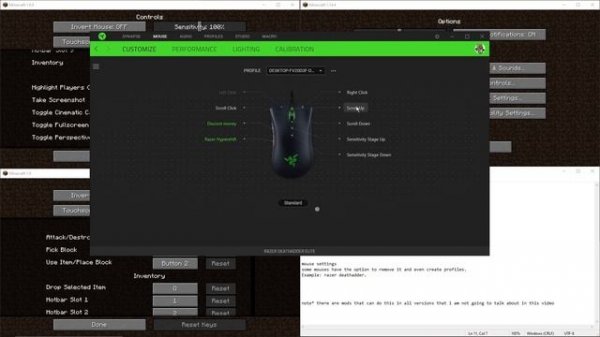 Disable Minecraft scrolling all versions