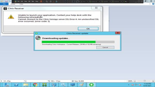 Citrix SSL error 4 | Error: Cannot connect to the Citrix XenApp server. SSL Error 4 | смотреть онлайн